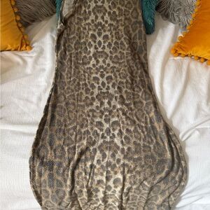 Leopard Print Maxi Dress